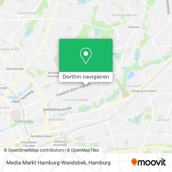 Media Markt Hamburg-Wandsbek Karte