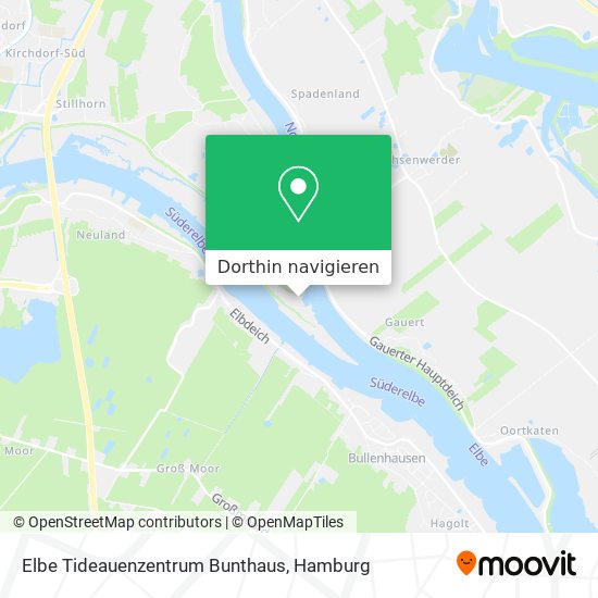 Elbe Tideauenzentrum Bunthaus Karte