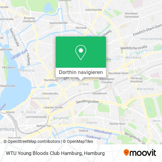 WTU Young Bloods Club Hamburg Karte