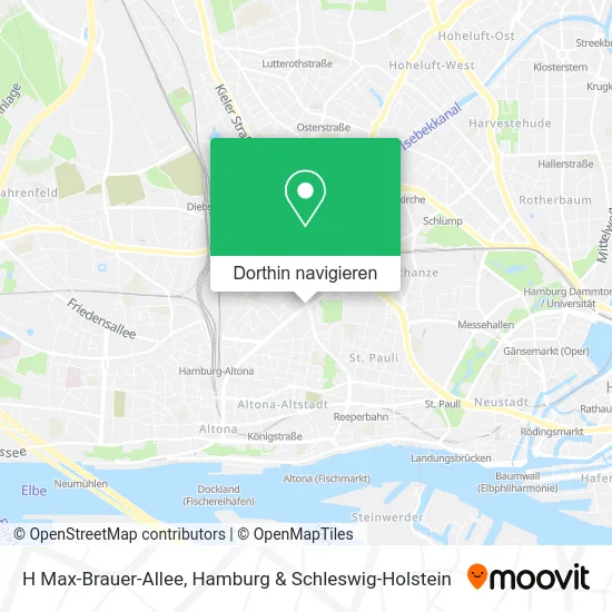 H Max-Brauer-Allee Karte