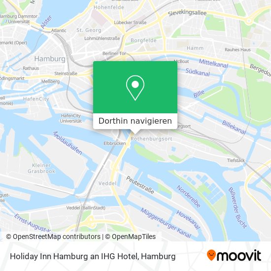 Holiday Inn Hamburg an IHG Hotel Karte