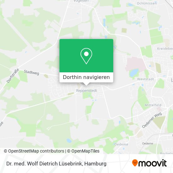 Dr. med. Wolf Dietrich Lüsebrink Karte