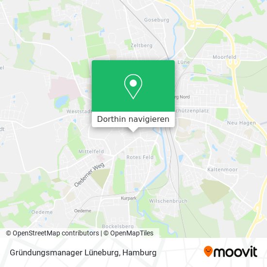 Gründungsmanager Lüneburg Karte