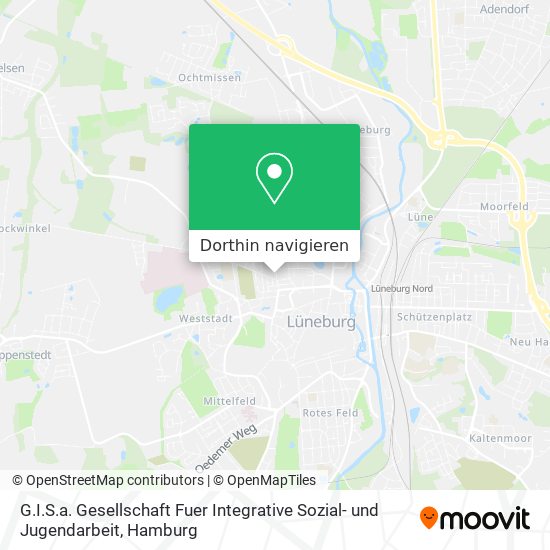 G.I.S.a. Gesellschaft Fuer Integrative Sozial- und Jugendarbeit Karte