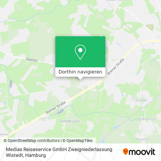 Medias Reiseservice GmbH Zweigniederlassung Wistedt Karte