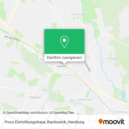 Poco Einrichtungshaus, Bardowick Karte