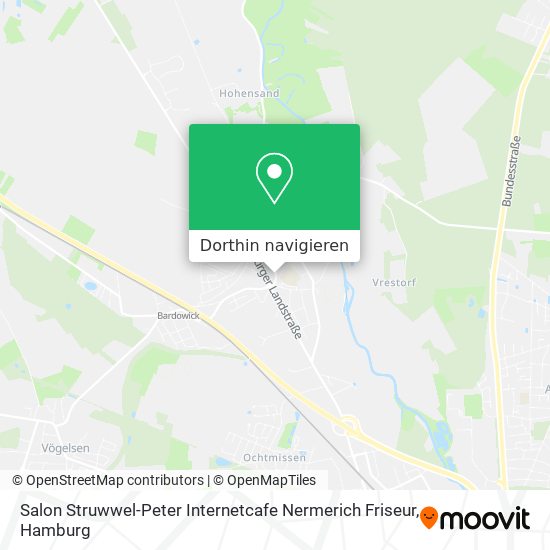 Salon Struwwel-Peter Internetcafe Nermerich Friseur Karte