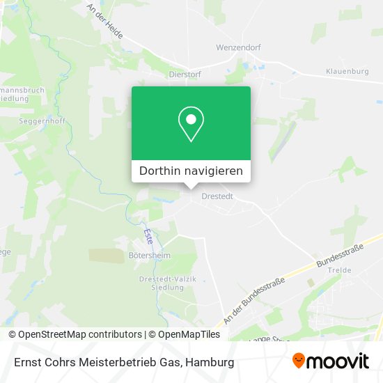 Ernst Cohrs Meisterbetrieb Gas Karte