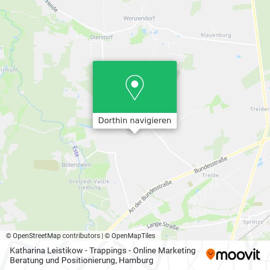 Katharina Leistikow - Trappings - Online Marketing Beratung und Positionierung Karte