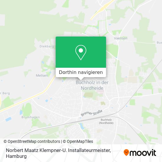 Norbert Maatz Klempner-U. Installateurmeister Karte