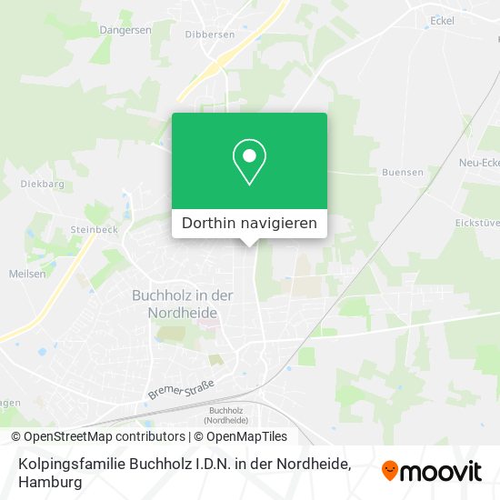 Kolpingsfamilie Buchholz I.D.N. in der Nordheide Karte