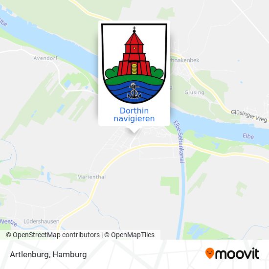 Artlenburg Karte