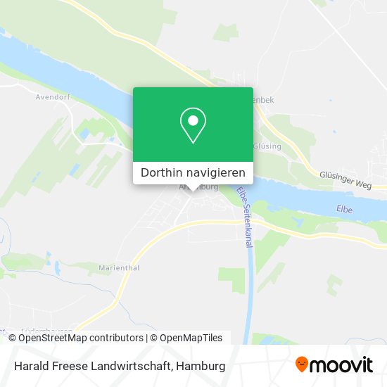 Harald Freese Landwirtschaft Karte
