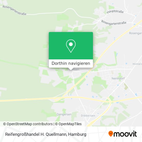Reifengroßhandel H. Quellmann Karte