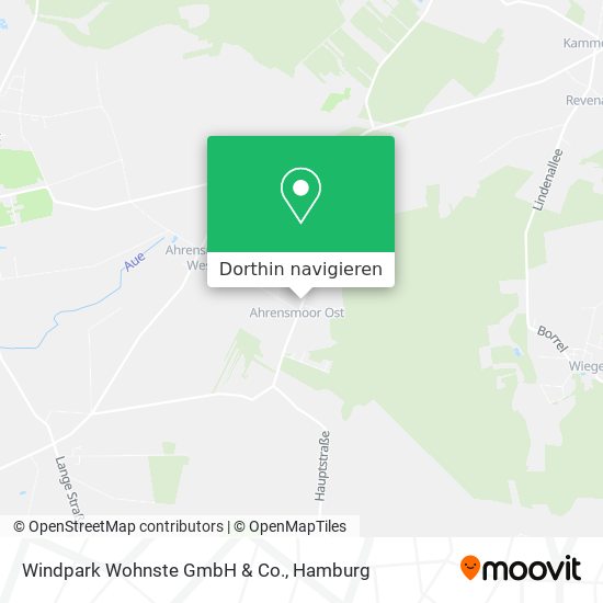 Windpark Wohnste GmbH & Co. Karte