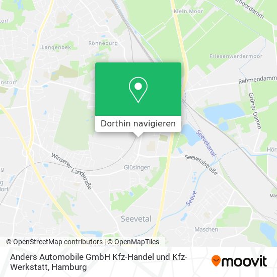 Anders Automobile GmbH Kfz-Handel und Kfz-Werkstatt Karte