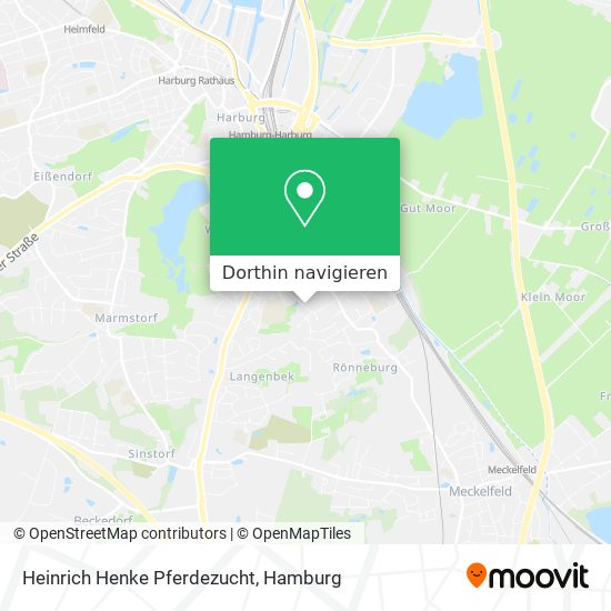 Heinrich Henke Pferdezucht Karte