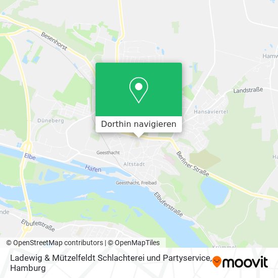 Ladewig & Mützelfeldt Schlachterei und Partyservice Karte