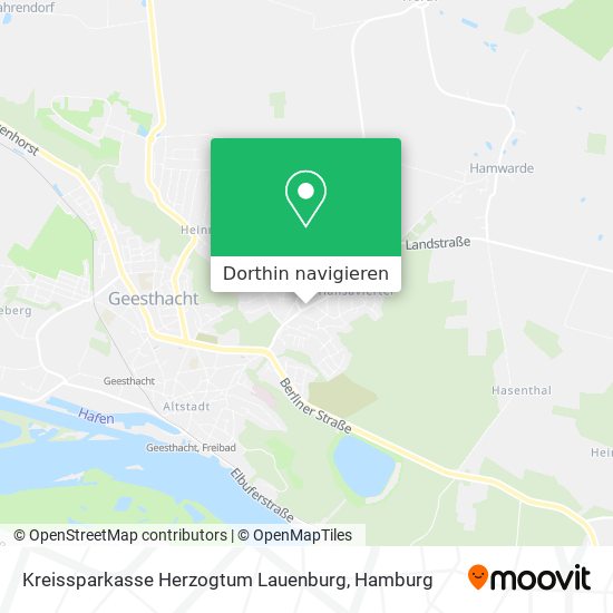 Kreissparkasse Herzogtum Lauenburg Karte
