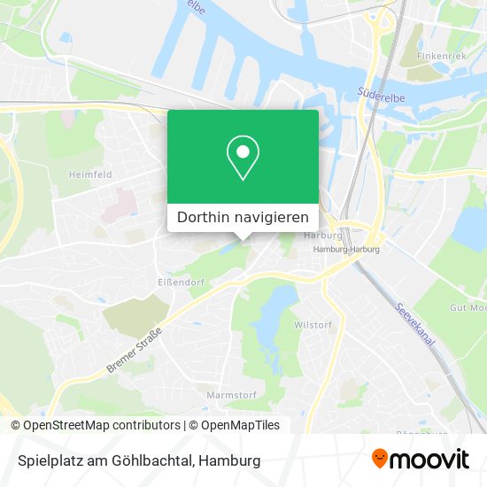 Spielplatz am Göhlbachtal Karte