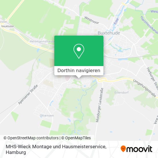 MHS-Wieck Montage und Hausmeisterservice Karte