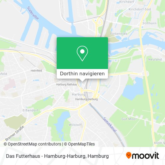 Das Futterhaus - Hamburg-Harburg Karte