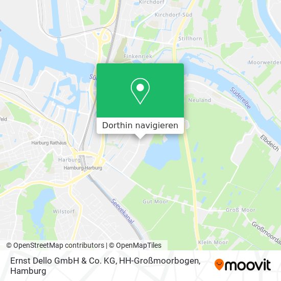 Ernst Dello GmbH & Co. KG, HH-Großmoorbogen Karte