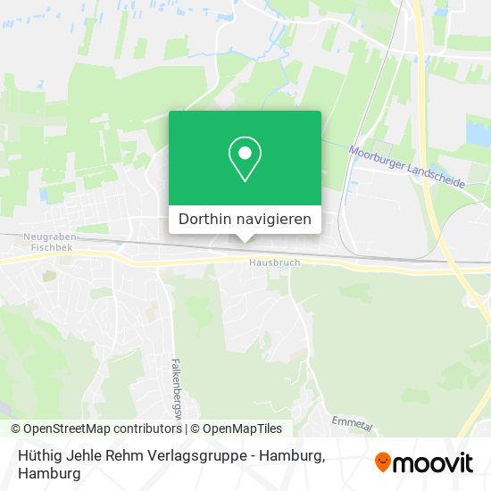 Hüthig Jehle Rehm Verlagsgruppe - Hamburg Karte