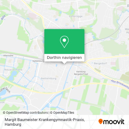 Margit Baumeister Krankengymnastik-Praxis Karte
