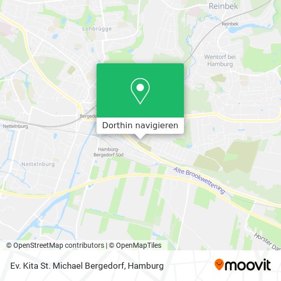 Ev. Kita St. Michael Bergedorf Karte