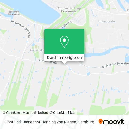 Obst und Tannenhof Henning von Riegen Karte