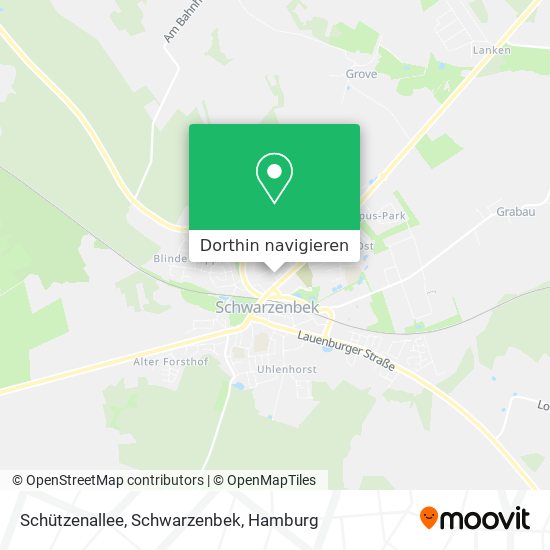 Schützenallee, Schwarzenbek Karte