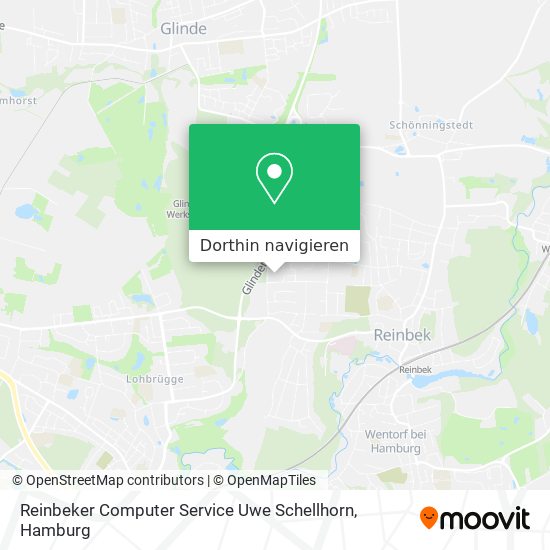 Reinbeker Computer Service Uwe Schellhorn Karte