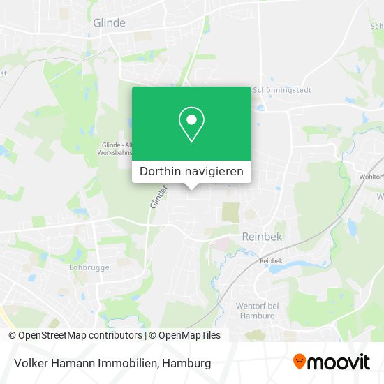 Volker Hamann Immobilien Karte