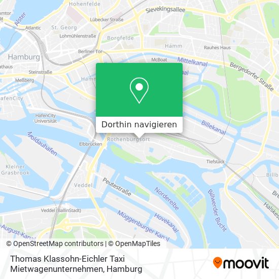 Thomas Klassohn-Eichler Taxi Mietwagenunternehmen Karte
