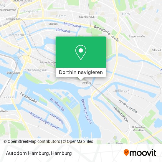 Autodom Hamburg Karte