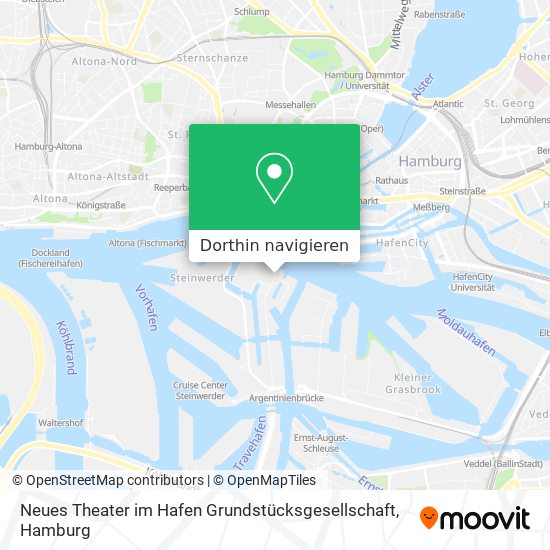 Neues Theater im Hafen Grundstücksgesellschaft Karte