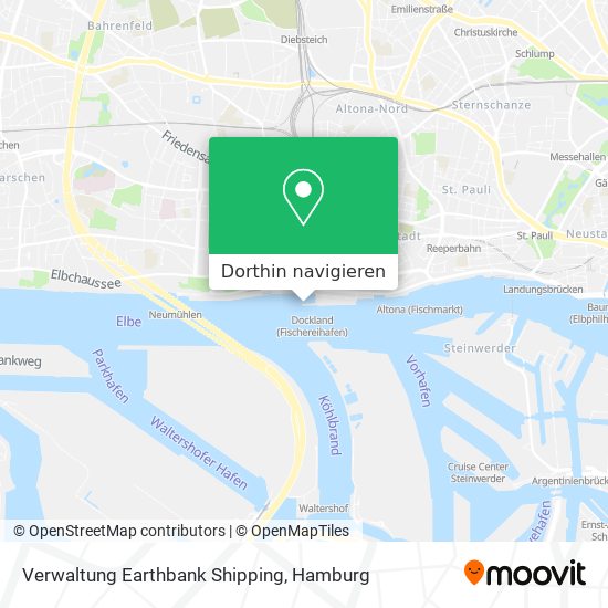 Verwaltung Earthbank Shipping Karte