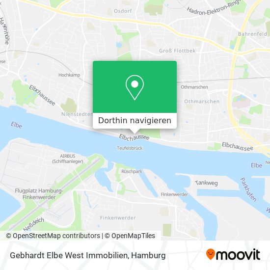 Gebhardt Elbe West Immobilien Karte