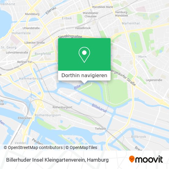 Billerhuder Insel Kleingartenverein Karte