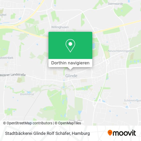 Stadtbäckerei Glinde Rolf Schäfer Karte