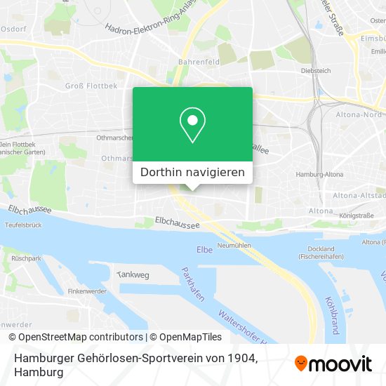Hamburger Gehörlosen-Sportverein von 1904 Karte