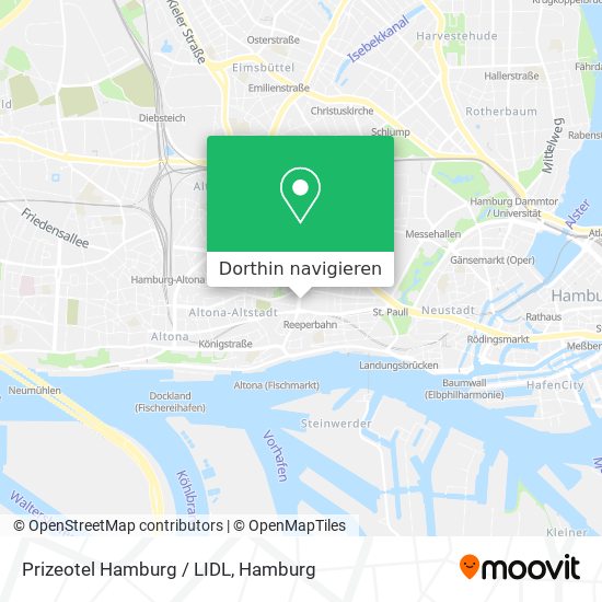 Prizeotel Hamburg / LIDL Karte