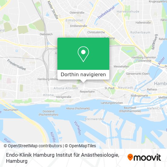 Endo-Klinik Hamburg Institut für Anästhesiologie Karte