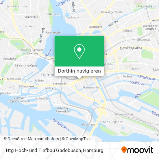 Htg Hoch- und Tiefbau Gadebusch Karte