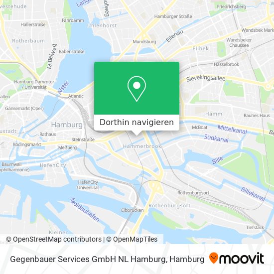 Gegenbauer Services GmbH NL Hamburg Karte