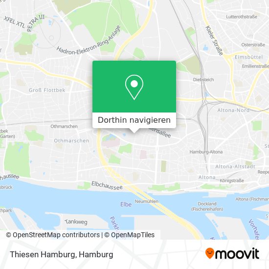 Thiesen Hamburg Karte