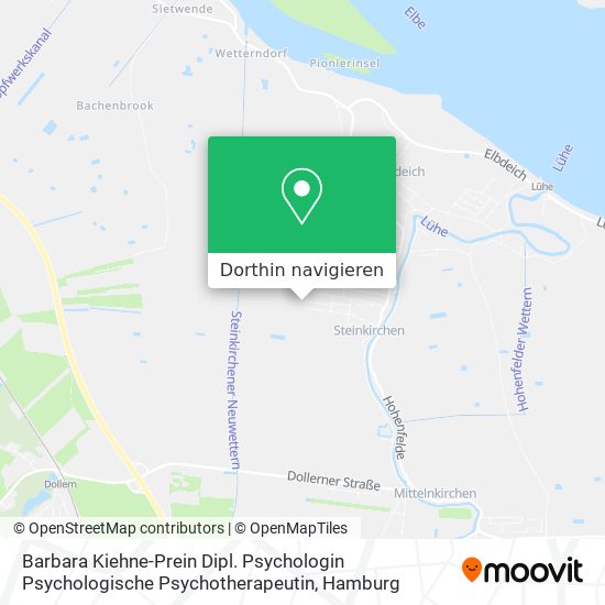 Barbara Kiehne-Prein Dipl. Psychologin Psychologische Psychotherapeutin Karte