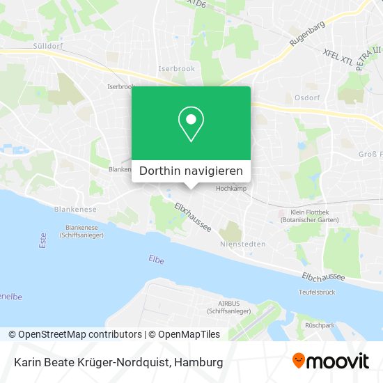 Karin Beate Krüger-Nordquist Karte