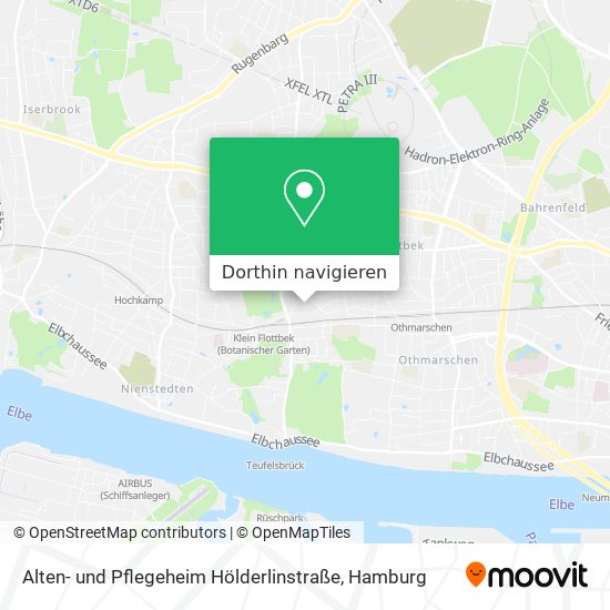 Alten- und Pflegeheim Hölderlinstraße Karte